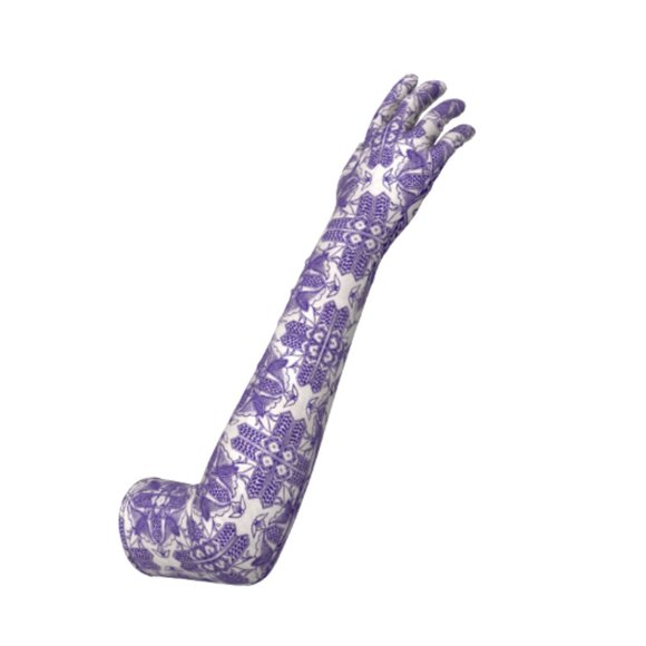 Toile Fancy Opera Gloves - Picture 4 of 7